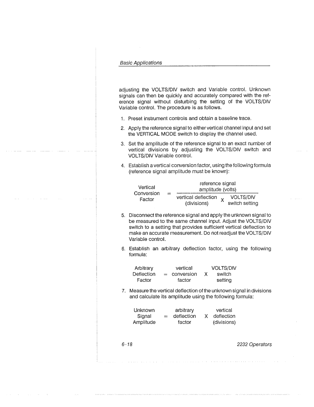 Tektronix 2232 manual 