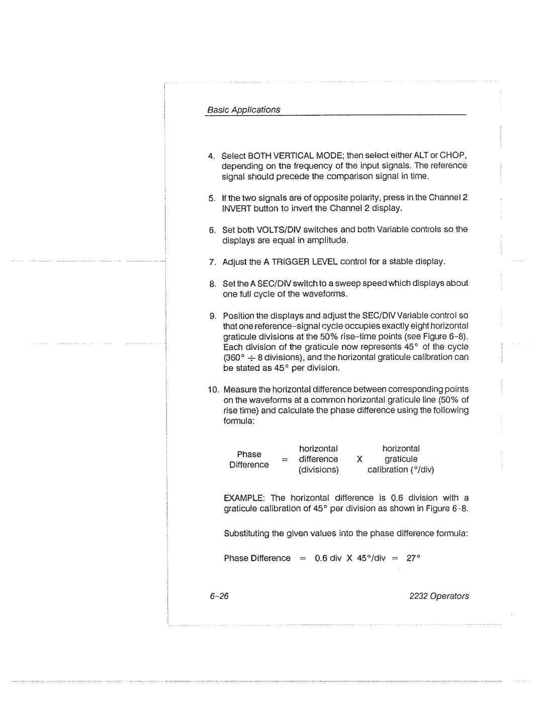 Tektronix 2232 manual 