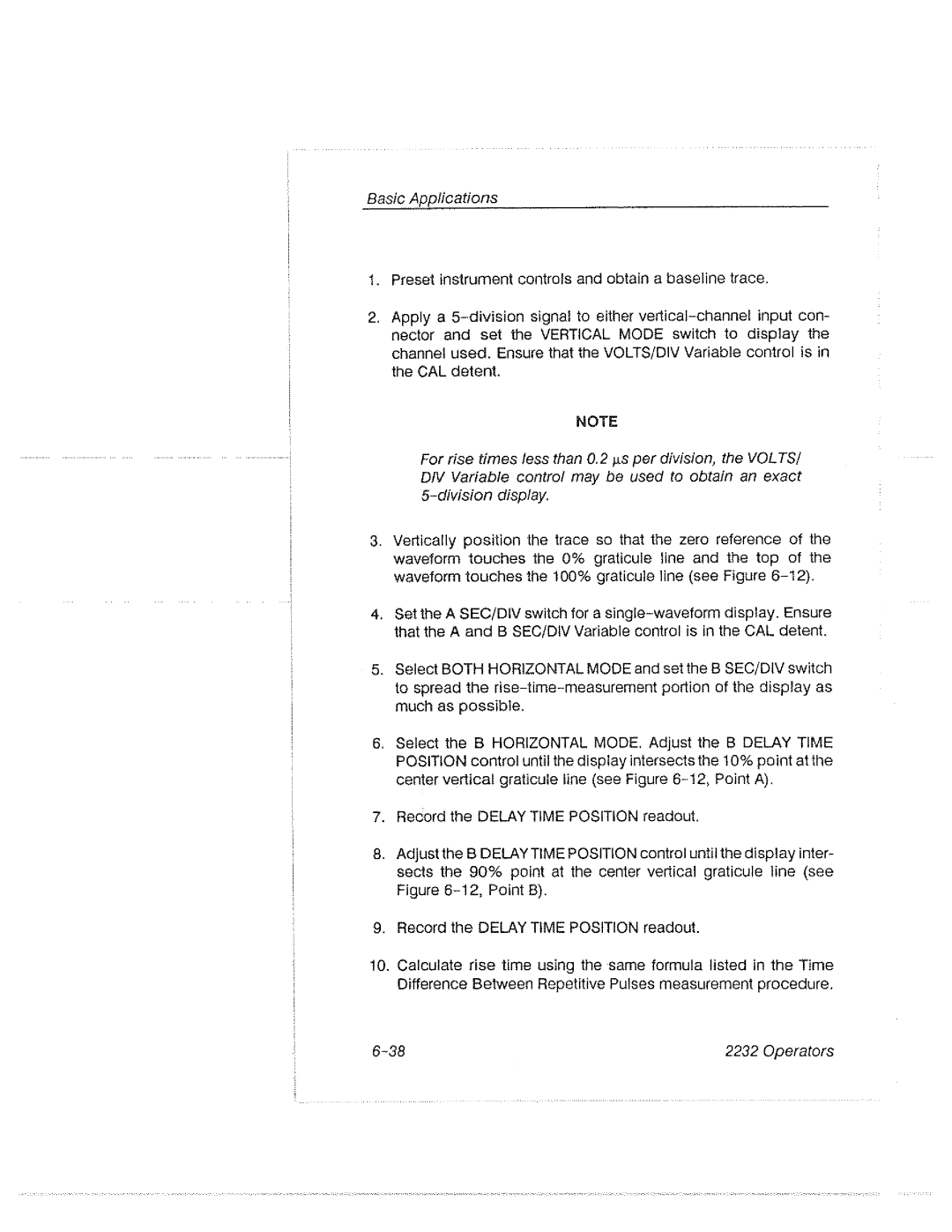 Tektronix 2232 manual 