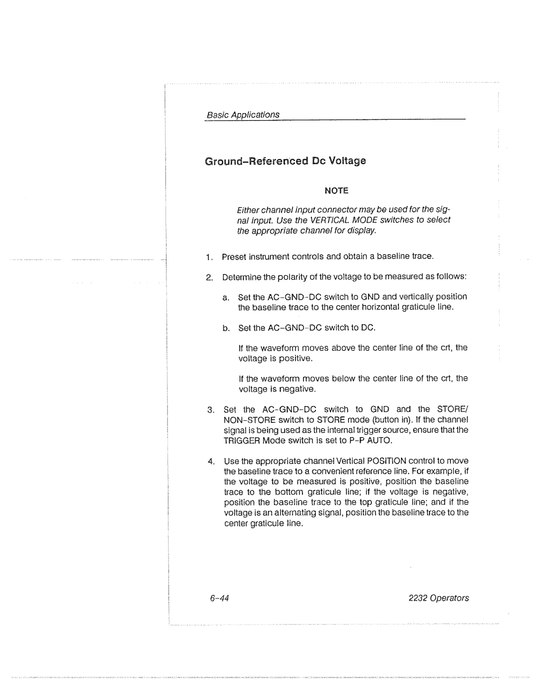 Tektronix 2232 manual 