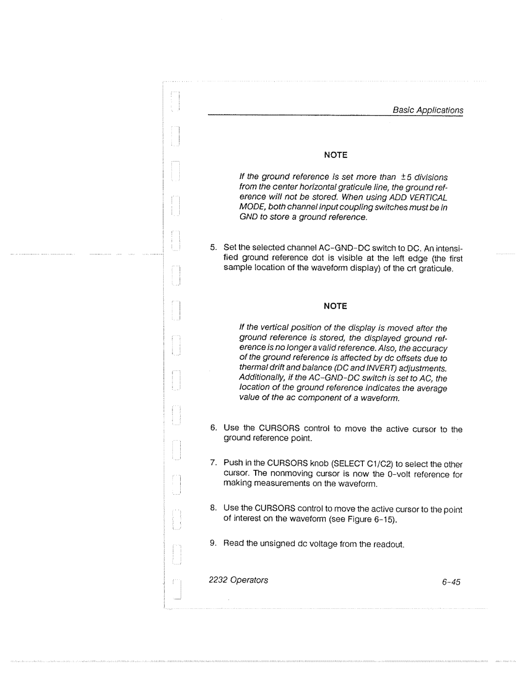 Tektronix 2232 manual 