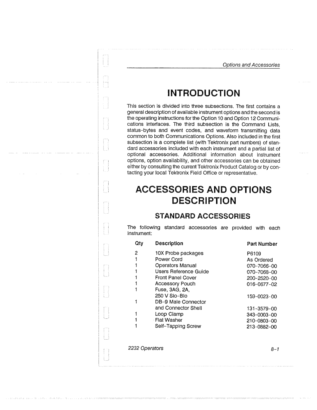 Tektronix 2232 manual 