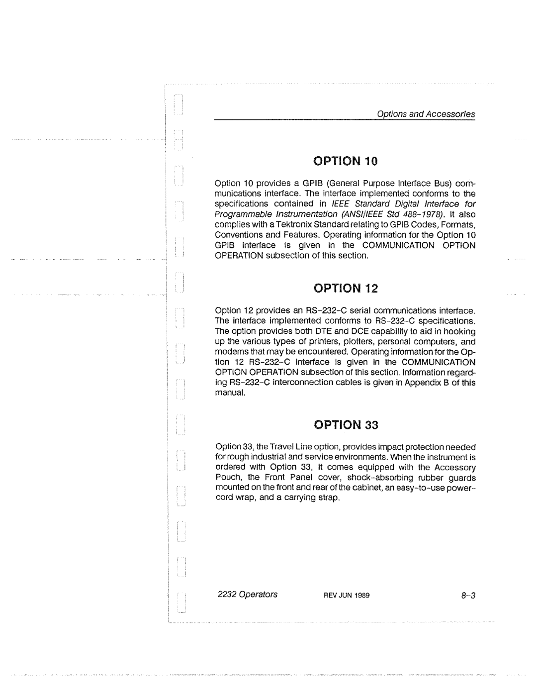 Tektronix 2232 manual 