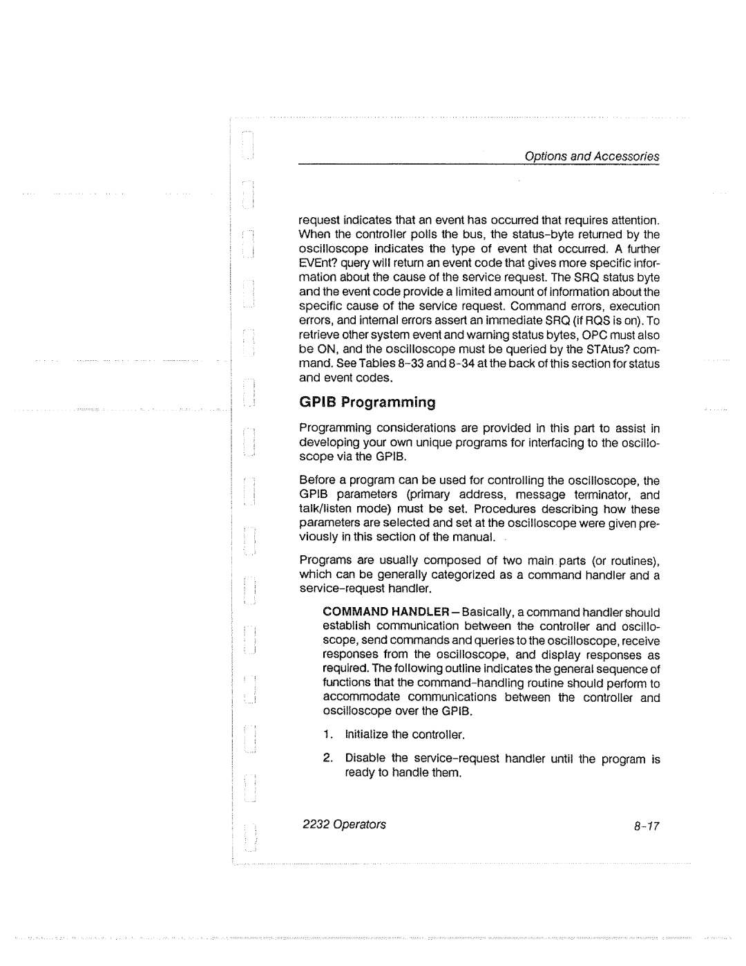 Tektronix 2232 manual 