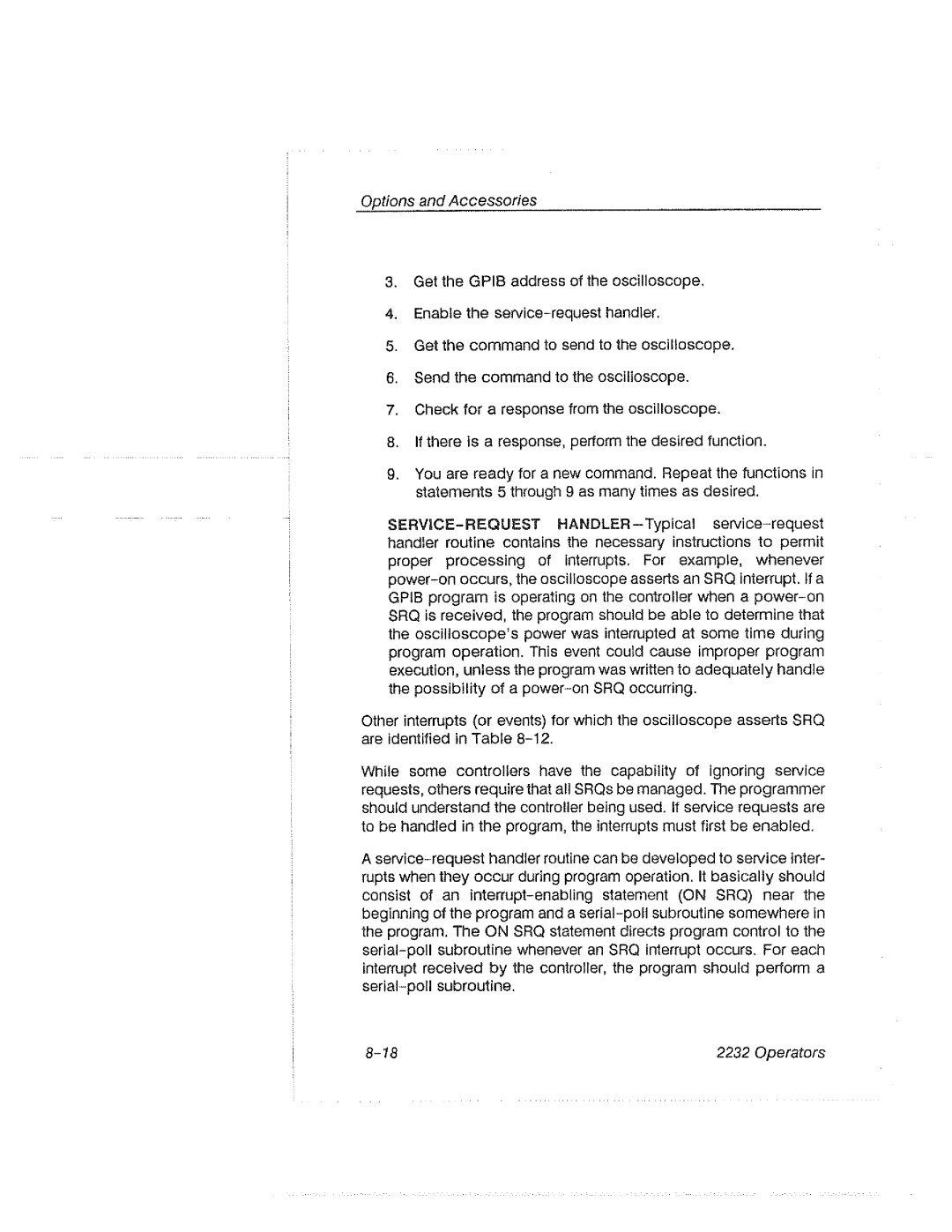 Tektronix 2232 manual 