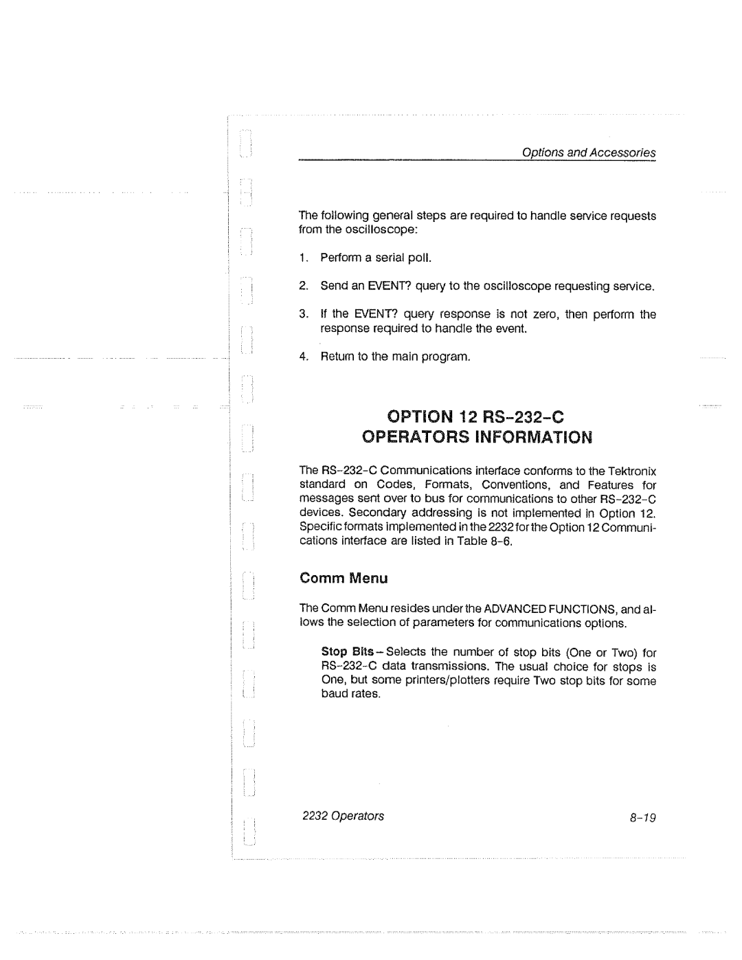 Tektronix 2232 manual 