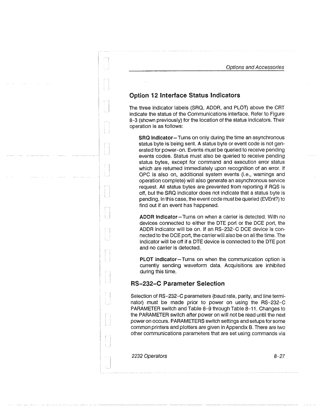 Tektronix 2232 manual 