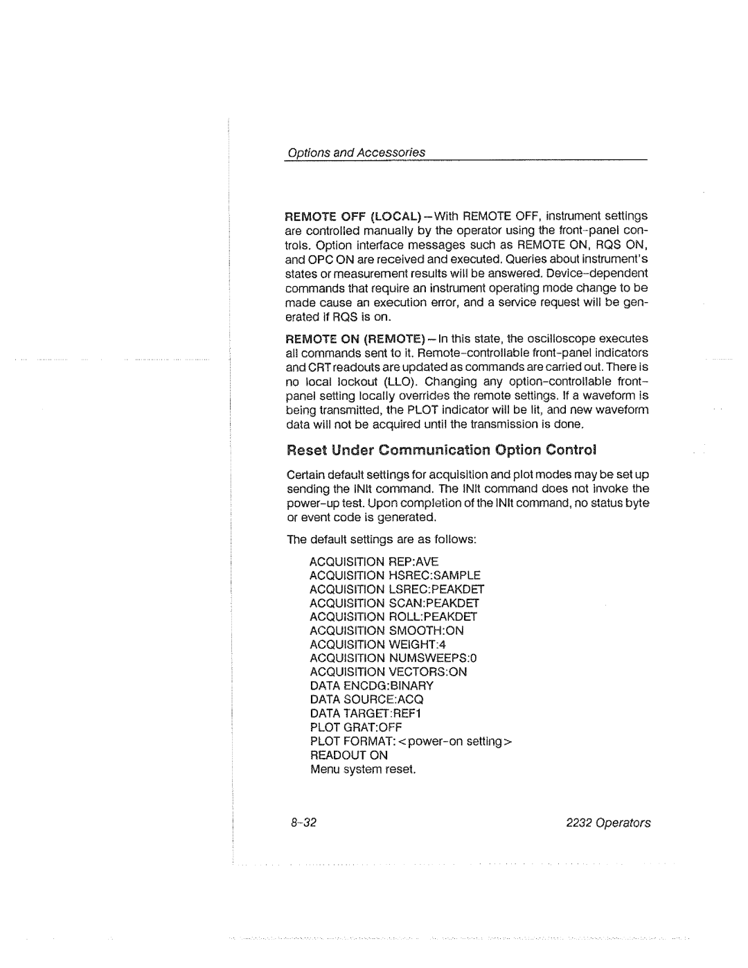 Tektronix 2232 manual 