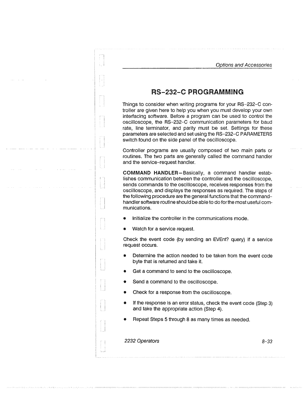 Tektronix 2232 manual 