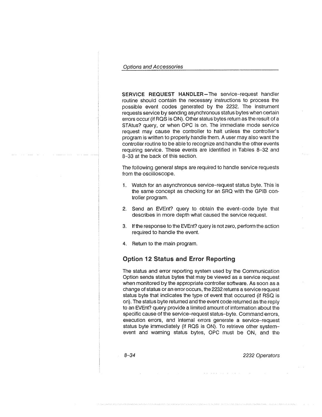 Tektronix 2232 manual 