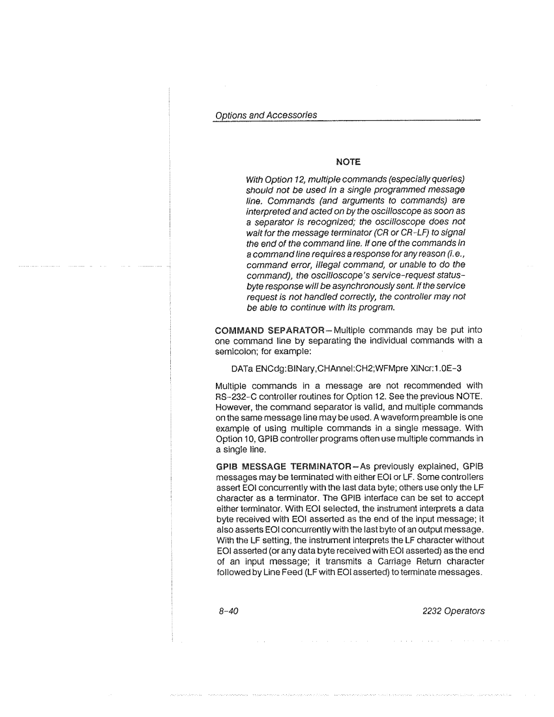 Tektronix 2232 manual 