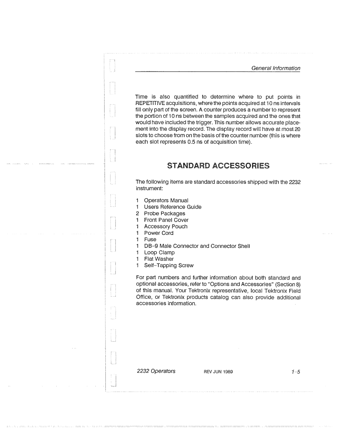 Tektronix 2232 manual 