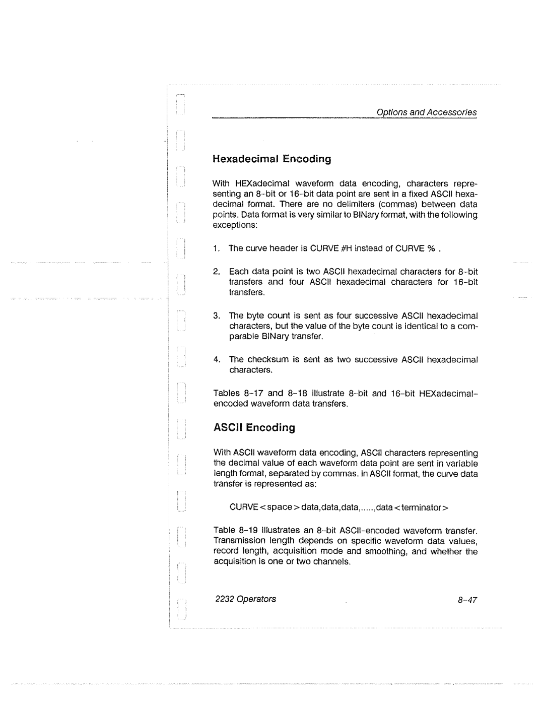 Tektronix 2232 manual 