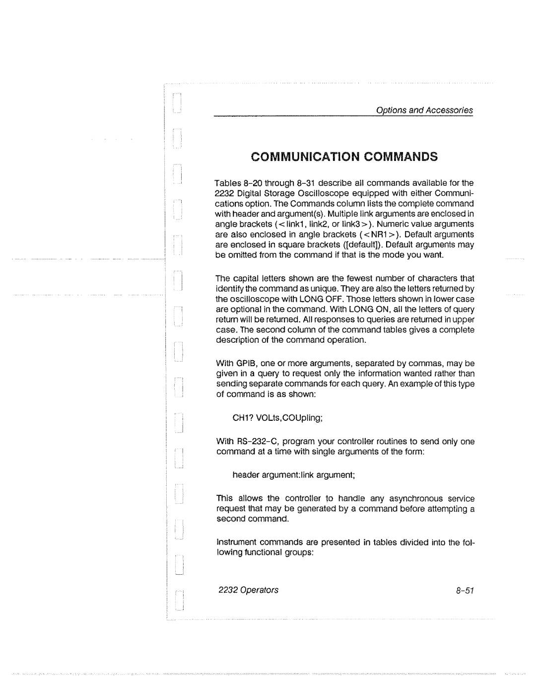 Tektronix 2232 manual 