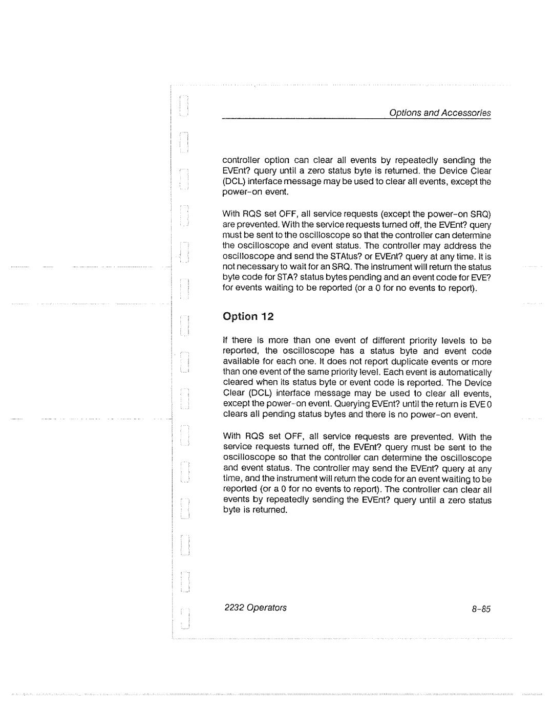 Tektronix 2232 manual 