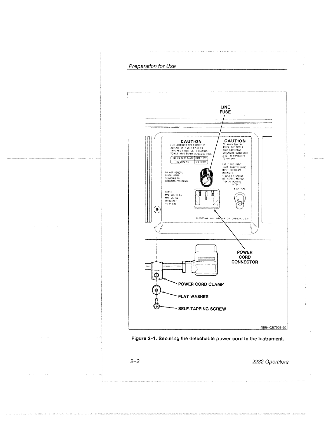 Tektronix 2232 manual 