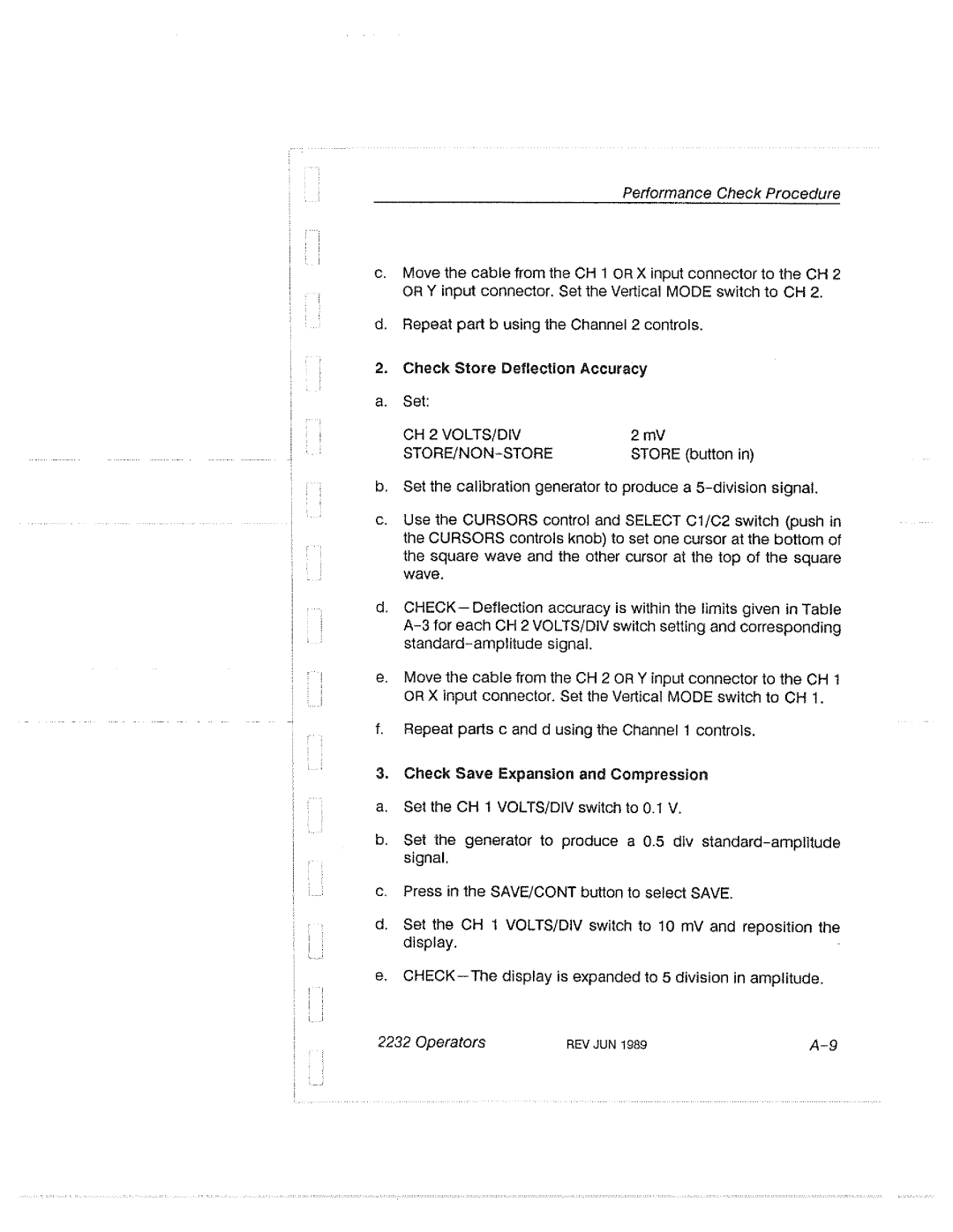 Tektronix 2232 manual 