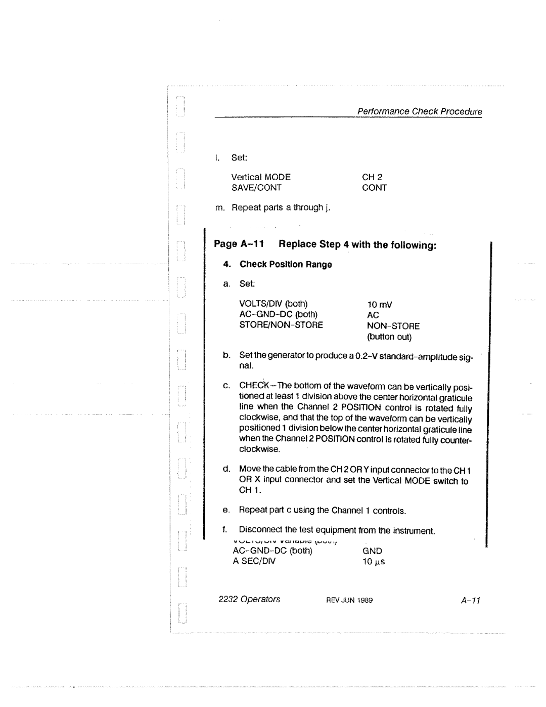 Tektronix 2232 manual 