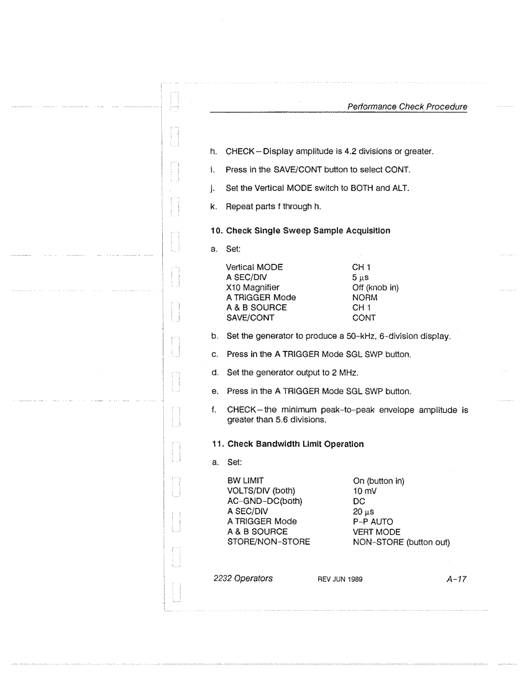 Tektronix 2232 manual 