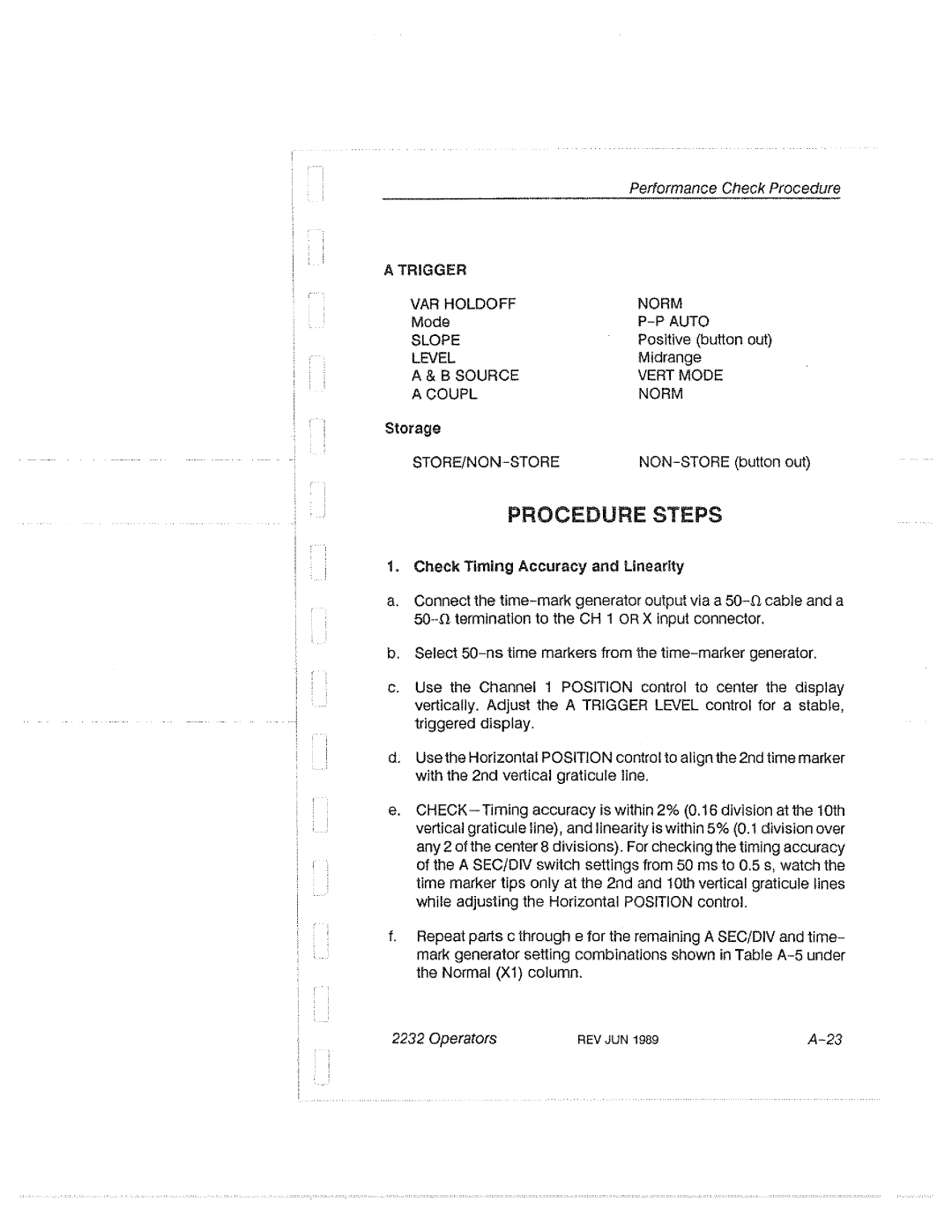 Tektronix 2232 manual 