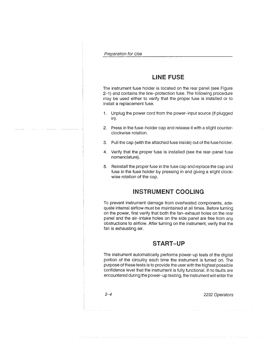 Tektronix 2232 manual 