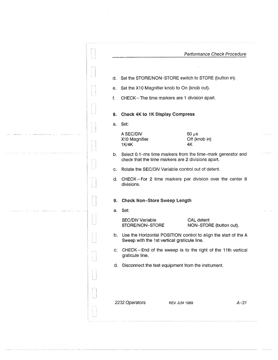 Tektronix 2232 manual 