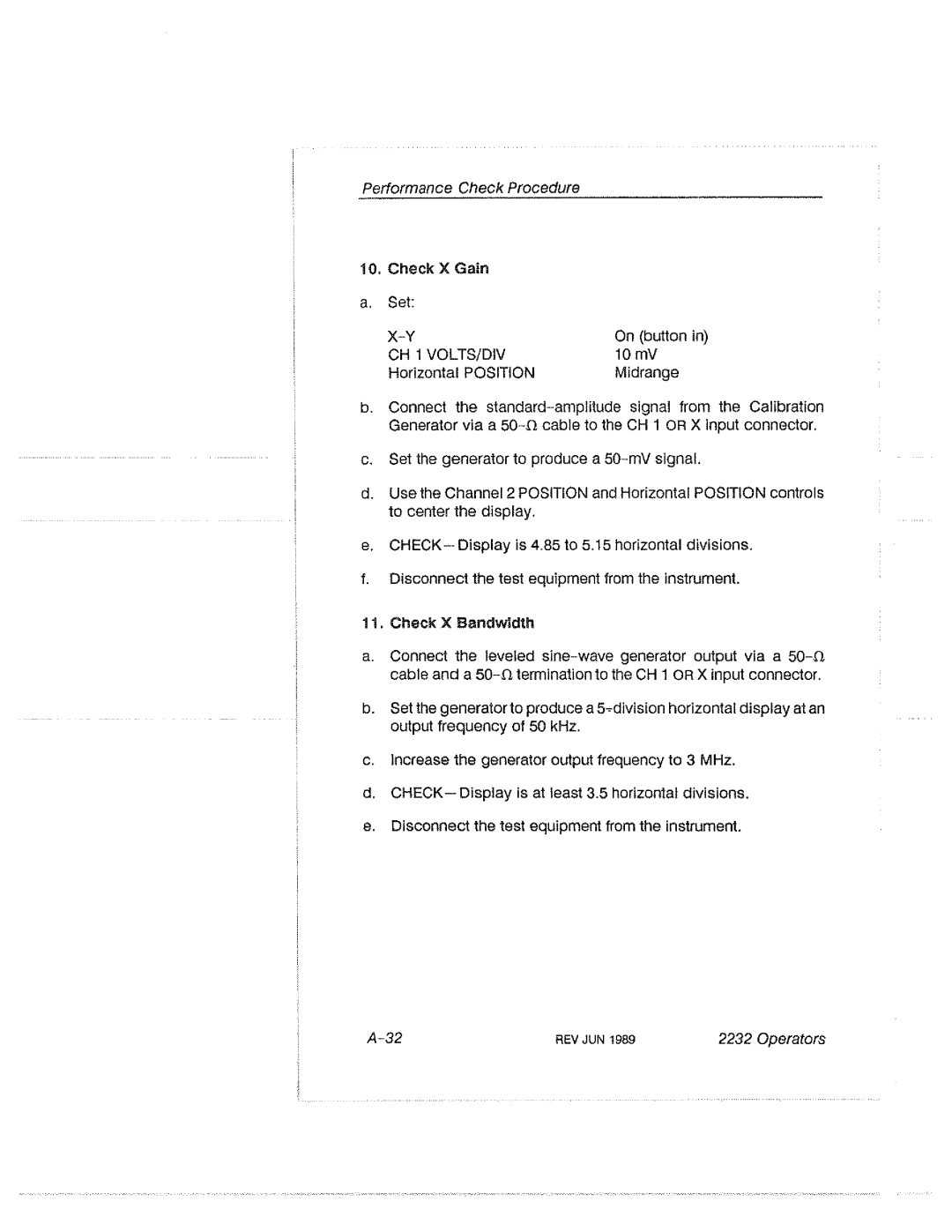 Tektronix 2232 manual 