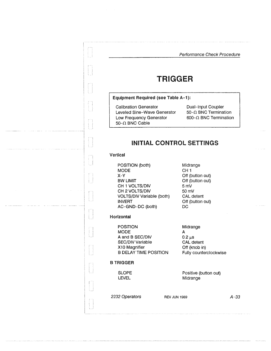 Tektronix 2232 manual 