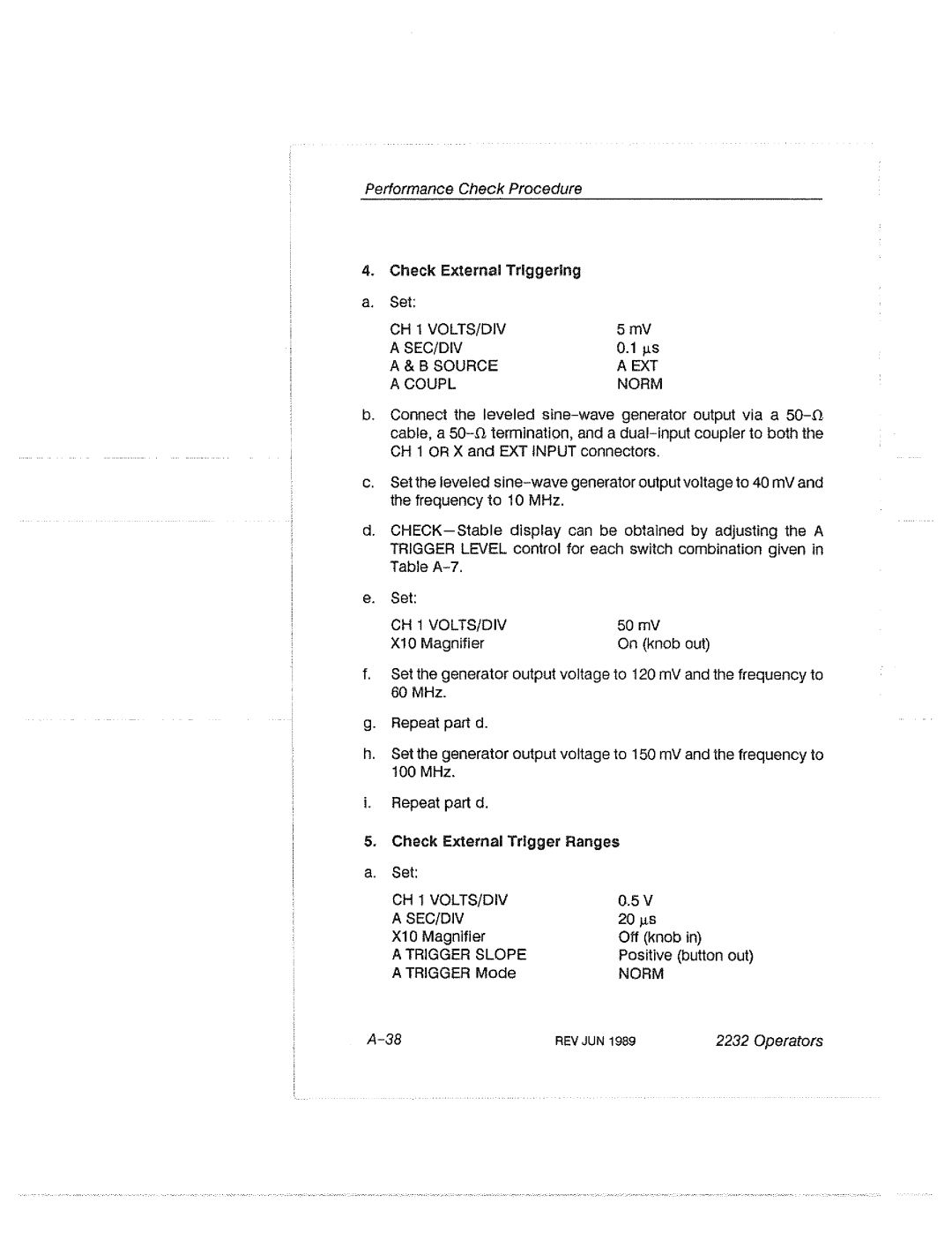 Tektronix 2232 manual 