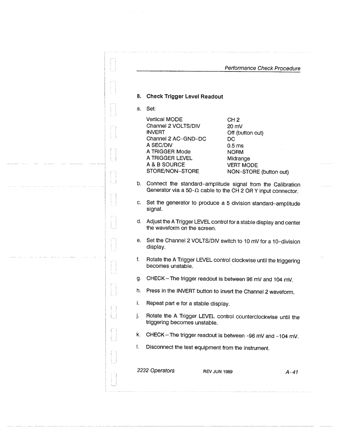 Tektronix 2232 manual 