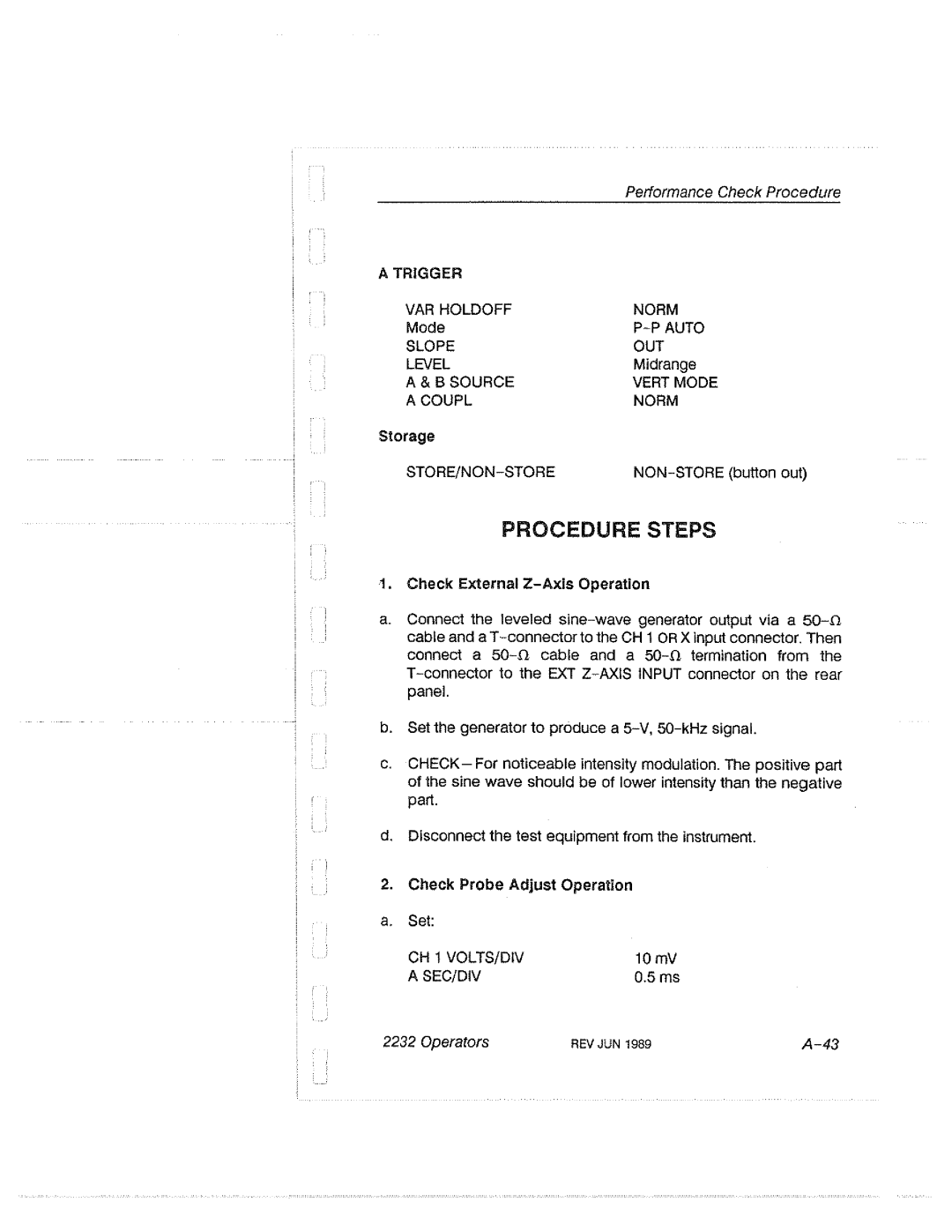 Tektronix 2232 manual 