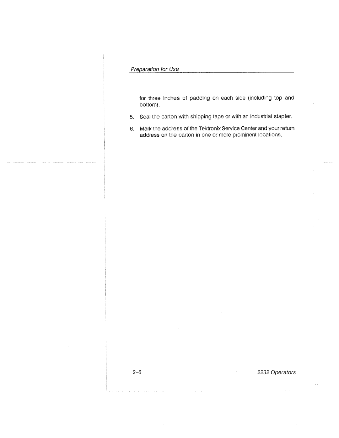 Tektronix 2232 manual 