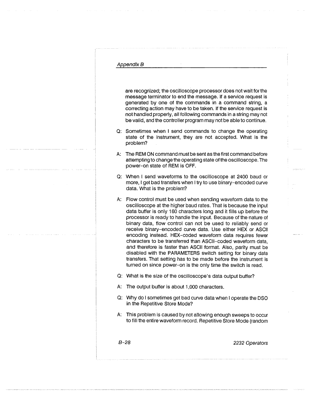 Tektronix 2232 manual 