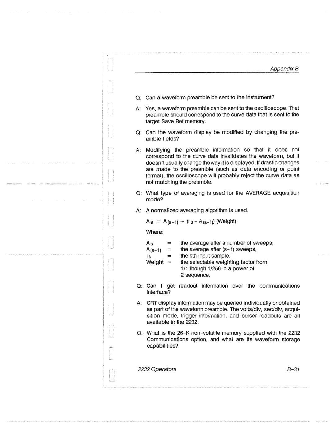 Tektronix 2232 manual 