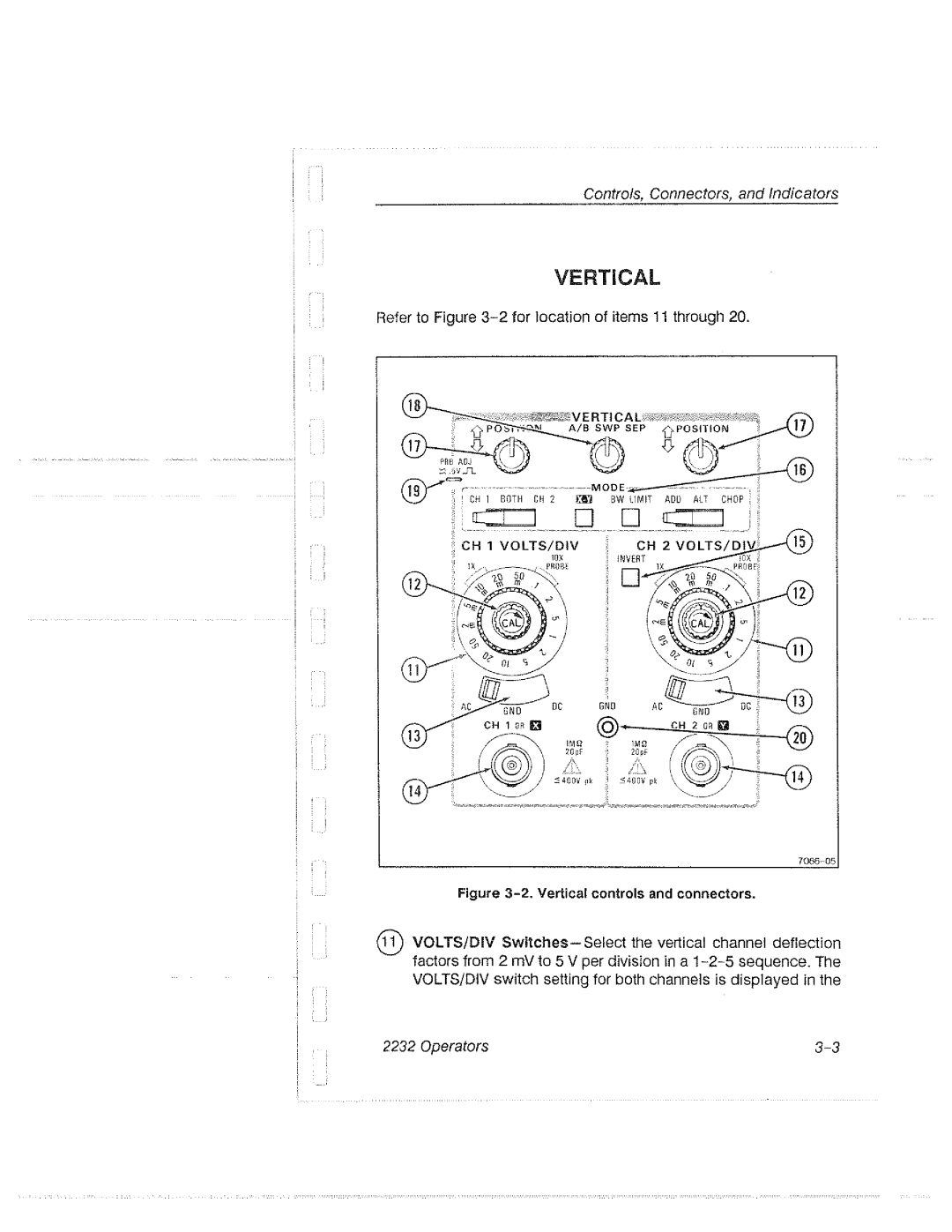 Tektronix 2232 manual 