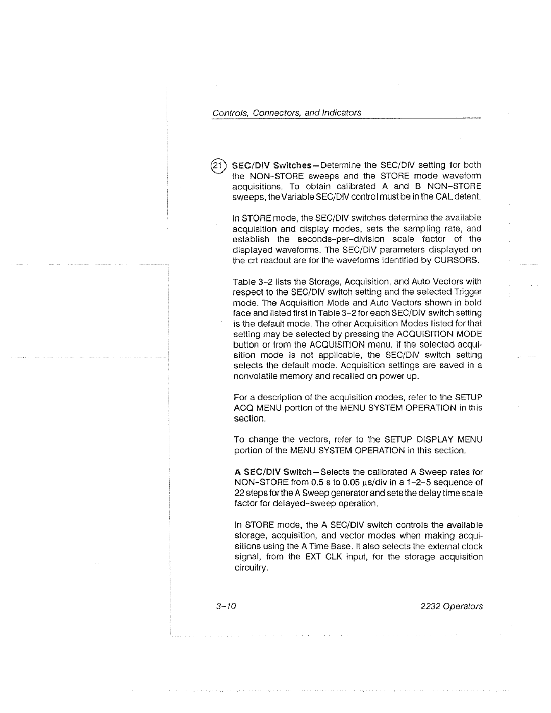 Tektronix 2232 manual 