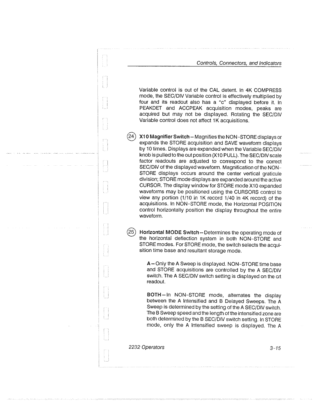 Tektronix 2232 manual 