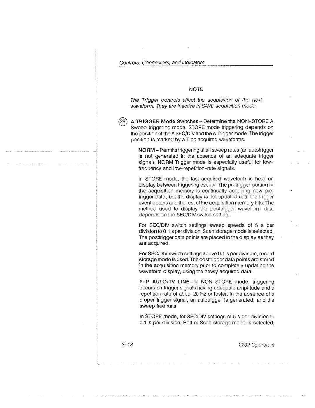 Tektronix 2232 manual 