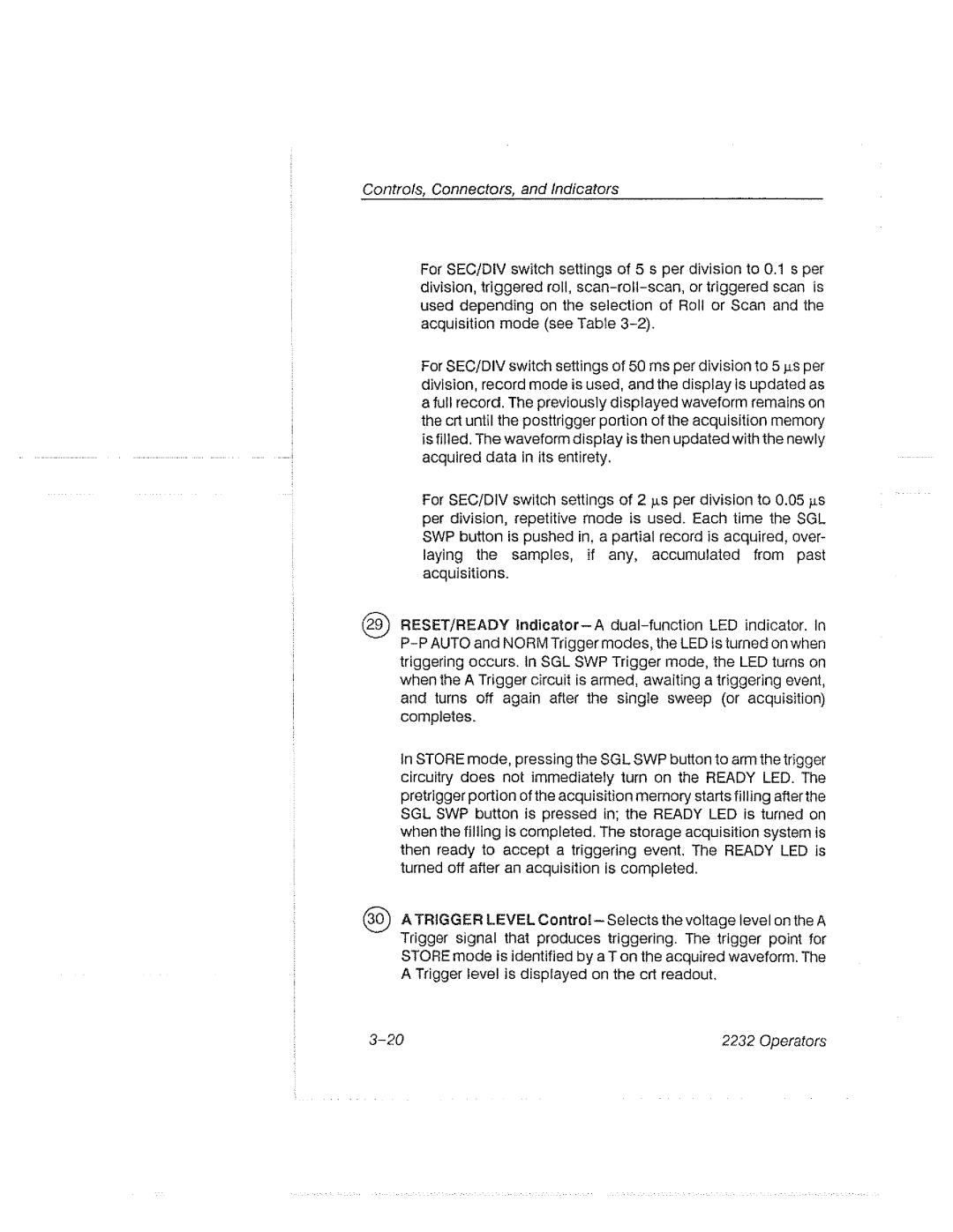 Tektronix 2232 manual 