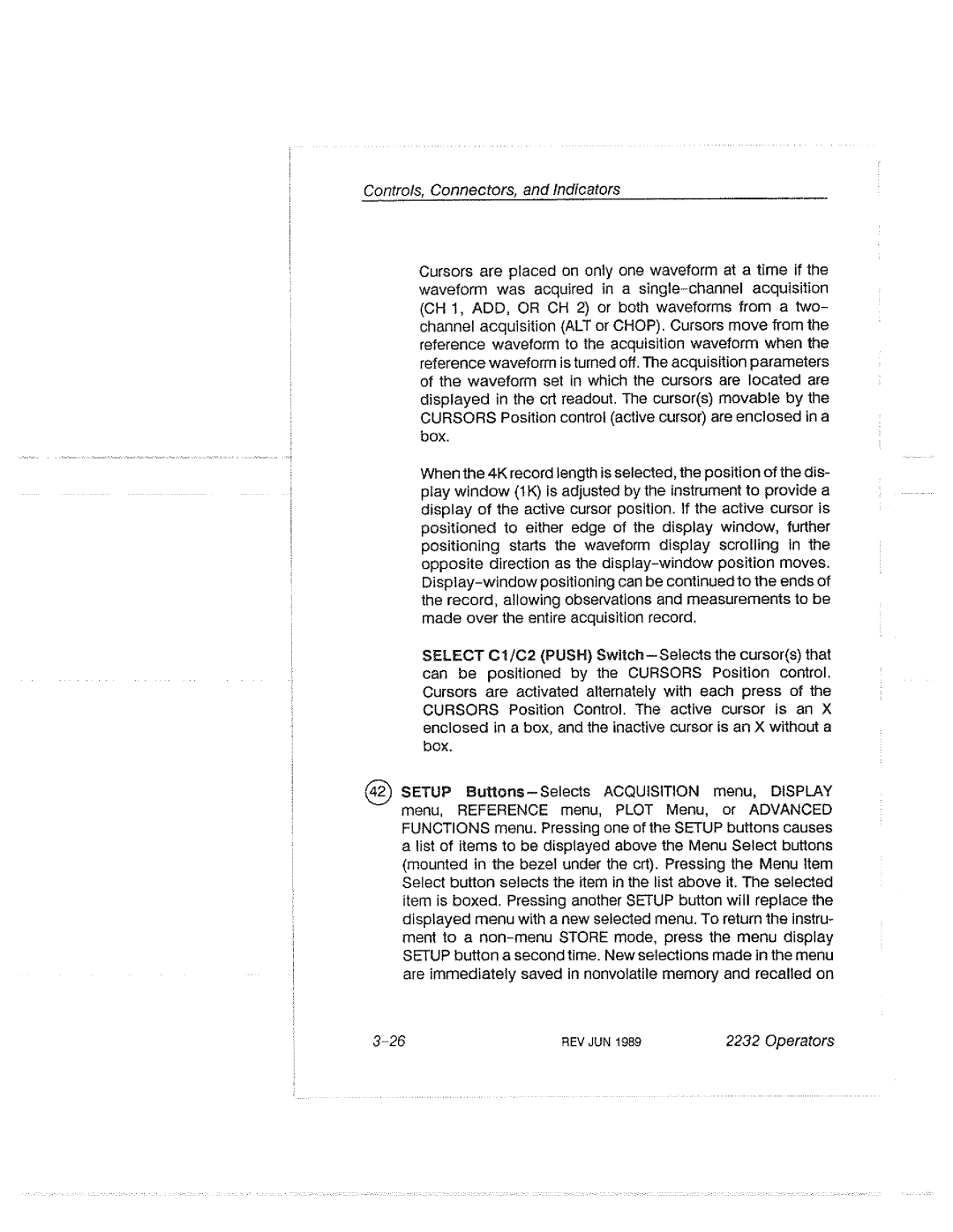 Tektronix 2232 manual 