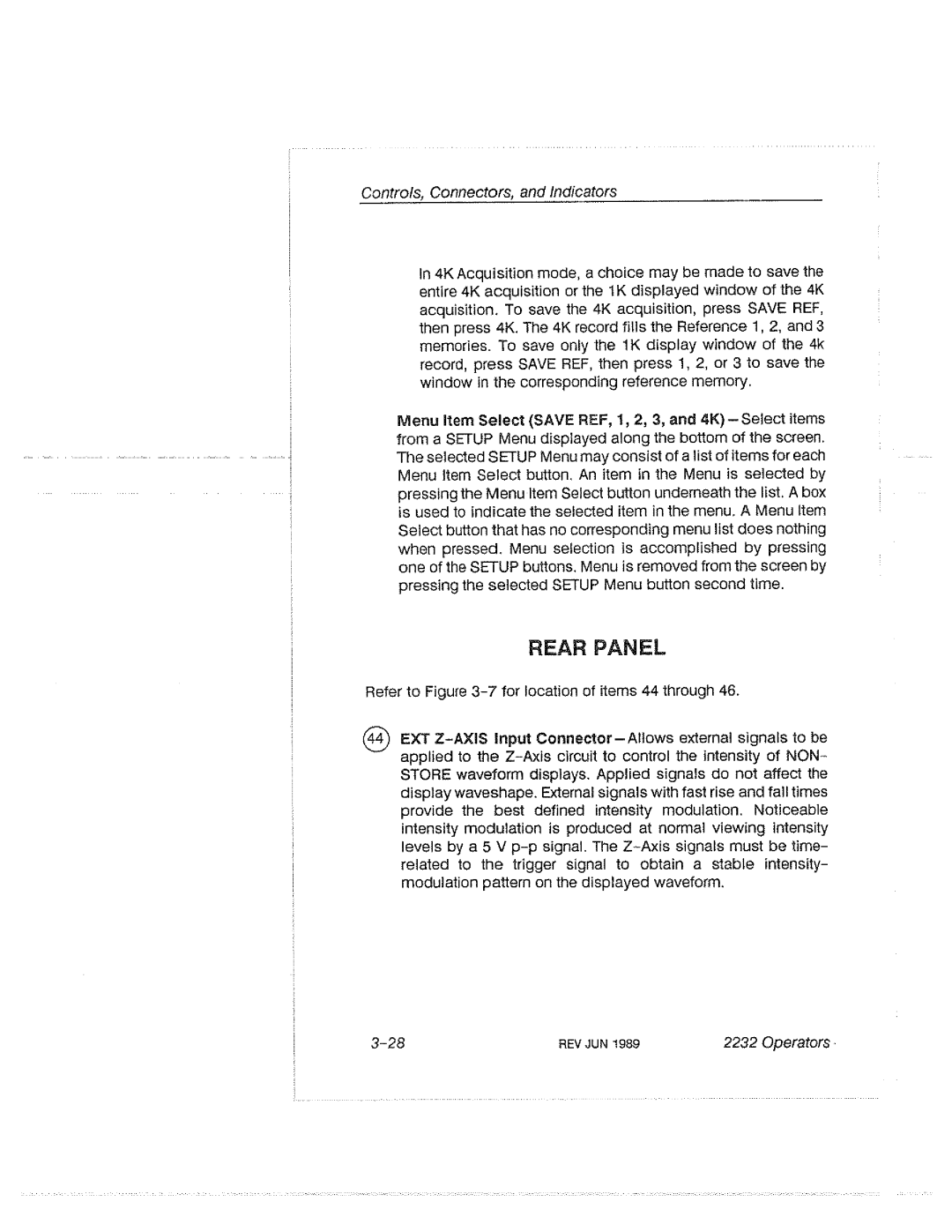 Tektronix 2232 manual 