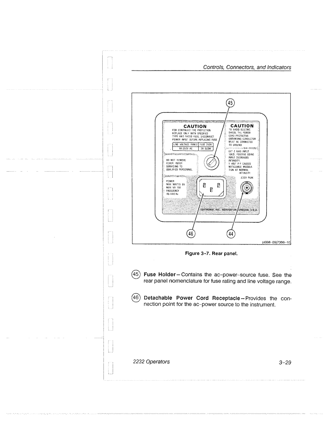 Tektronix 2232 manual 