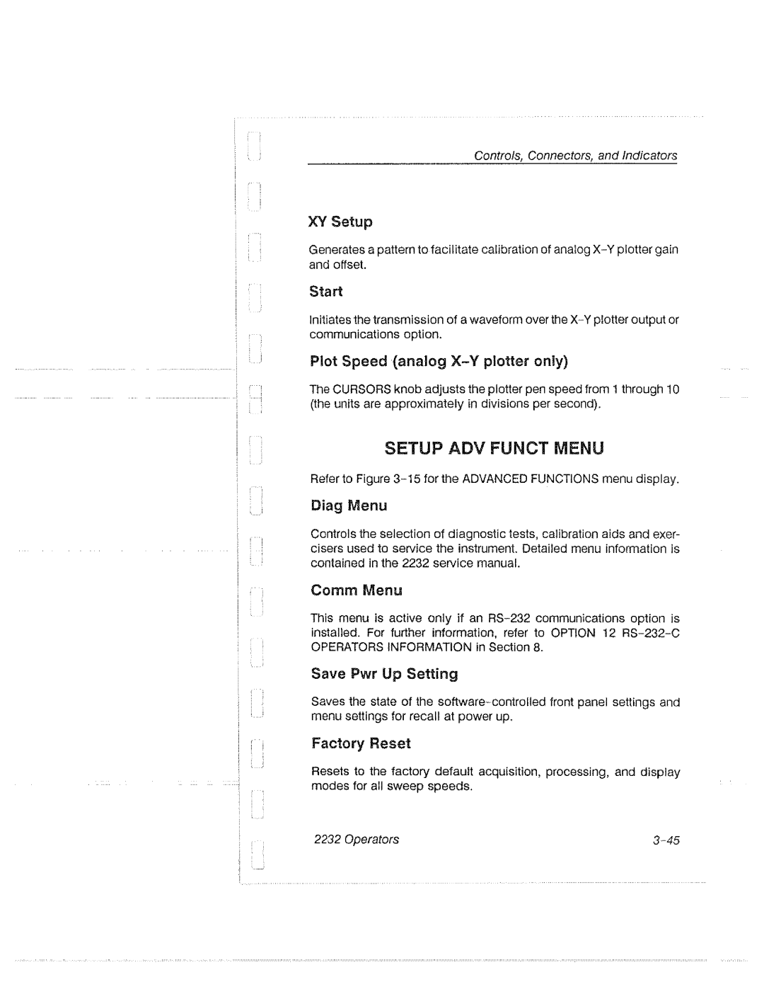 Tektronix 2232 manual 