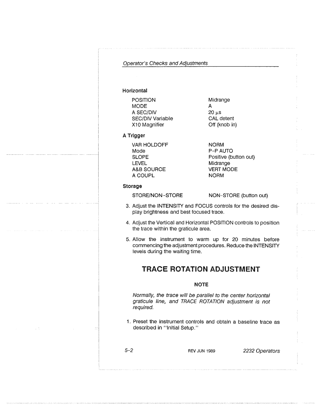 Tektronix 2232 manual 