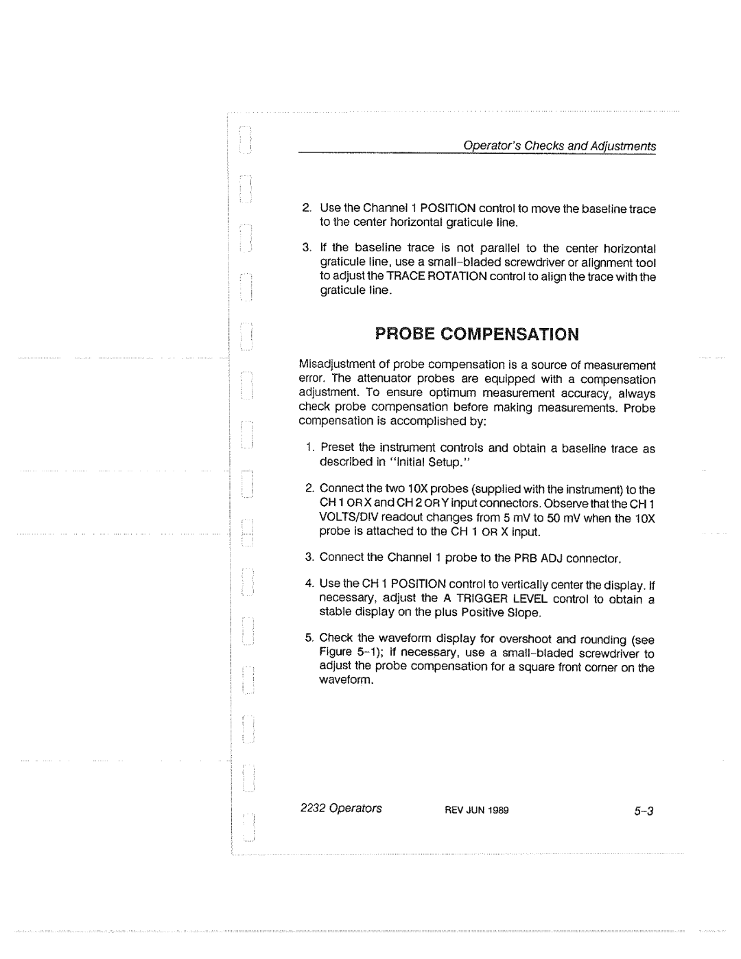 Tektronix 2232 manual 