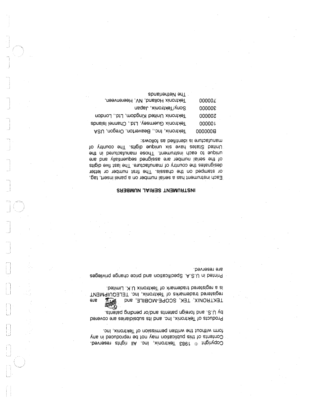 Tektronix 2236 manual 