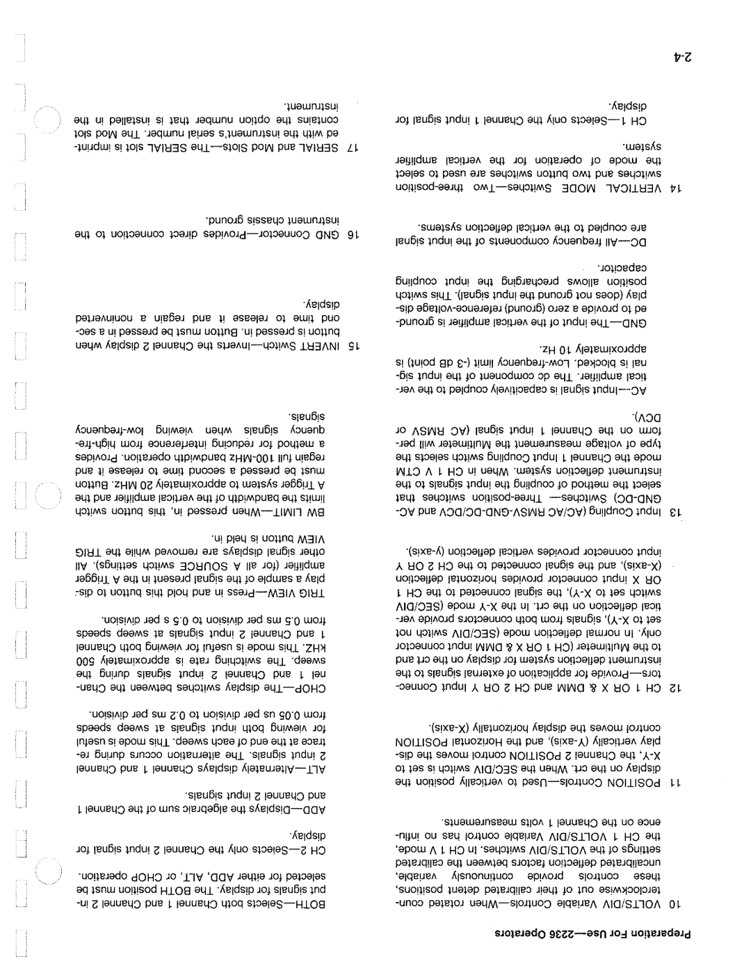 Tektronix 2236 manual 