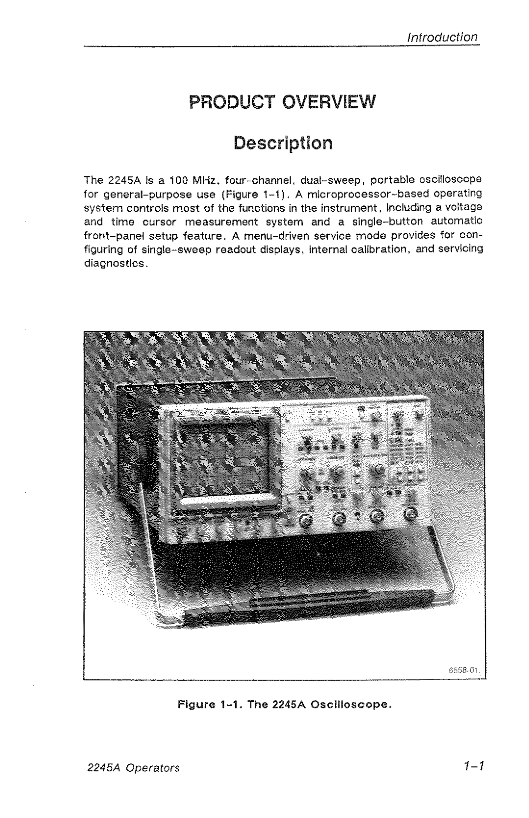 Tektronix 2245A manual 