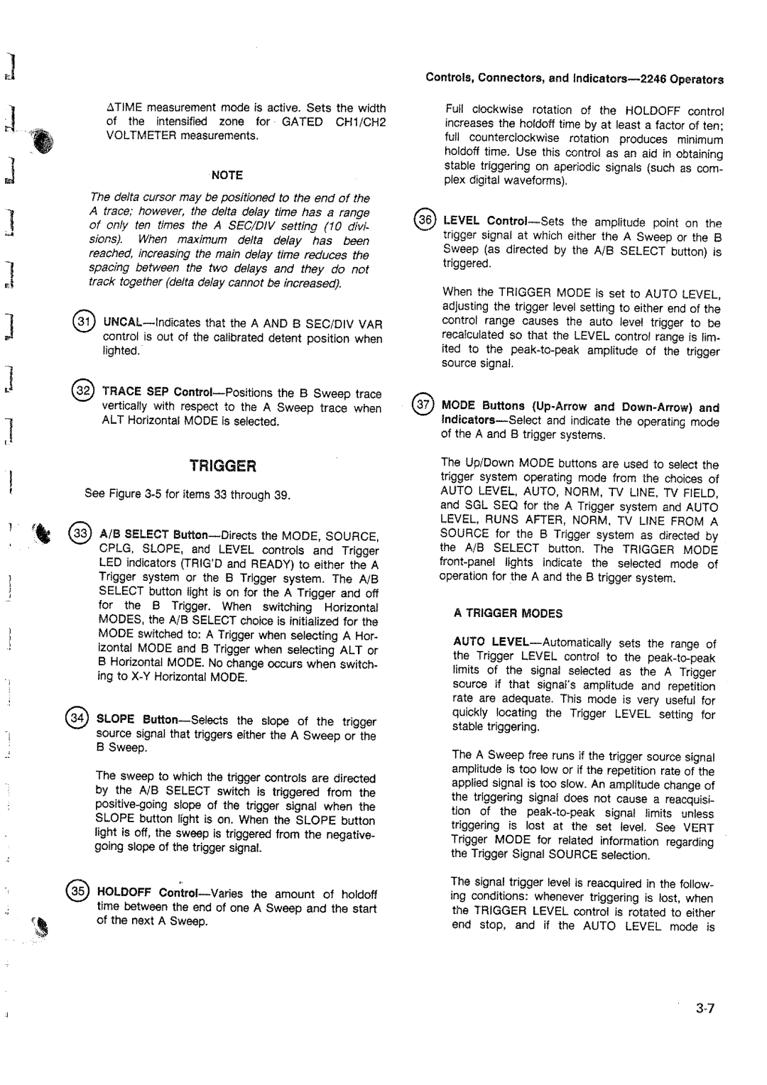 Tektronix 2246 manual 