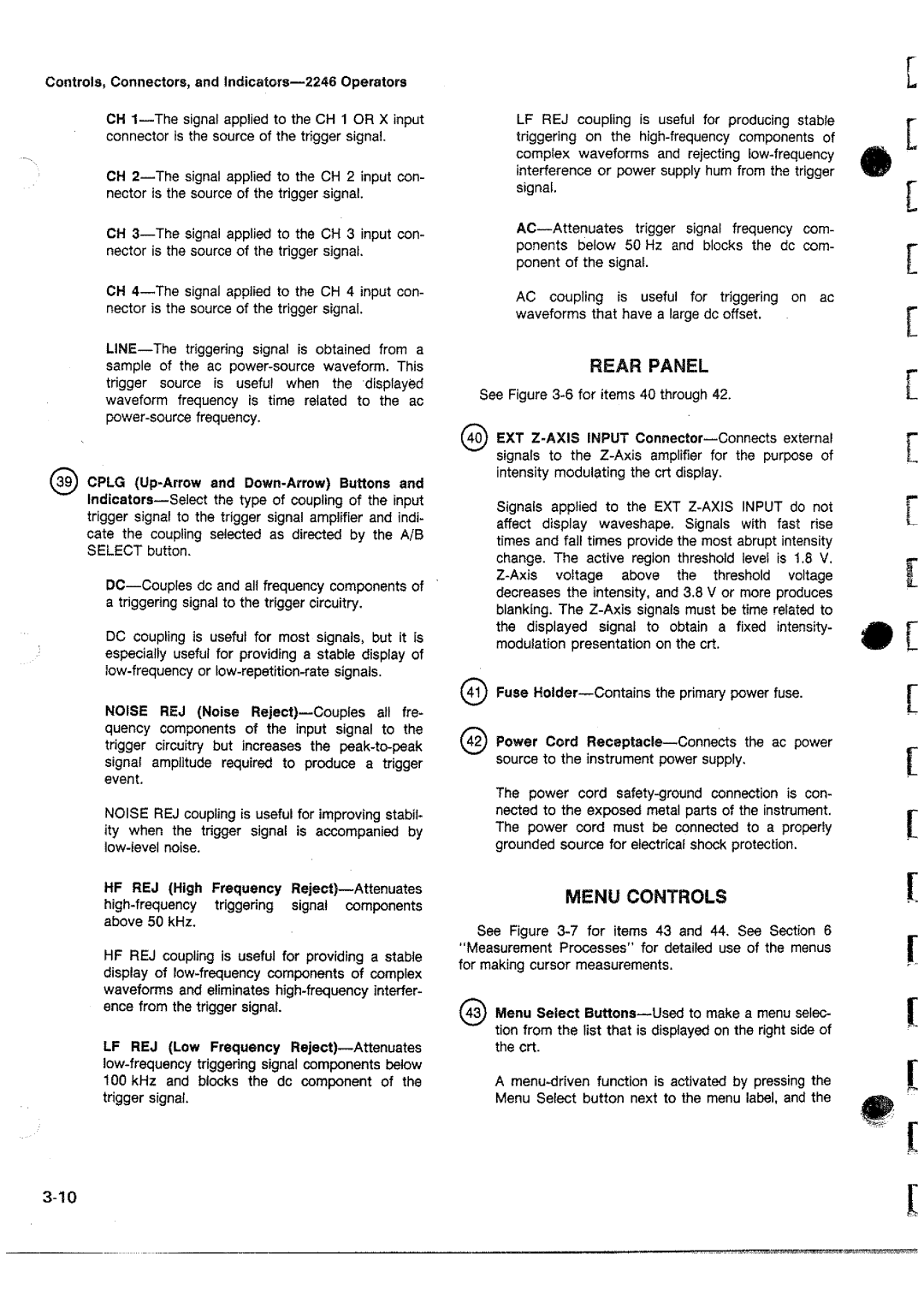 Tektronix 2246 manual 